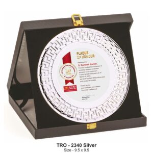 Silver-Plated Wooden Folding Box