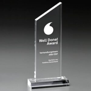 WELL DONE GLASS AWARD