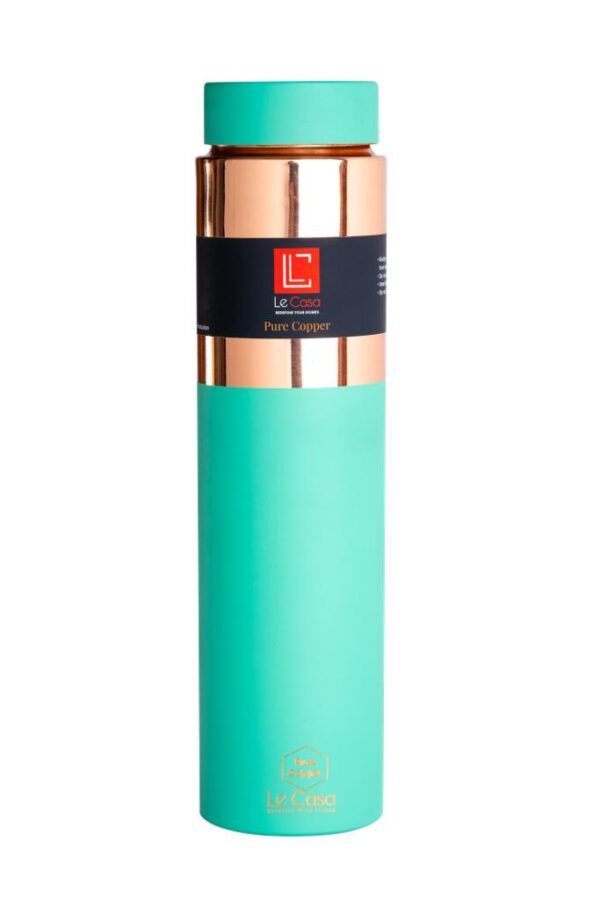 Le Casa Aqua Matte Copper Bottle – 1000ml