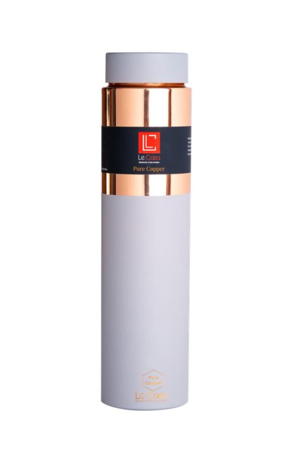 Le Casa Purple Matte Copper Water Bottle – 1000ml