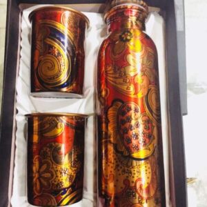 Antique Finish Copper Water Bottle