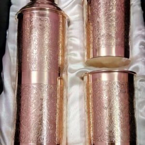 Indian Art Copper Water Bottle
